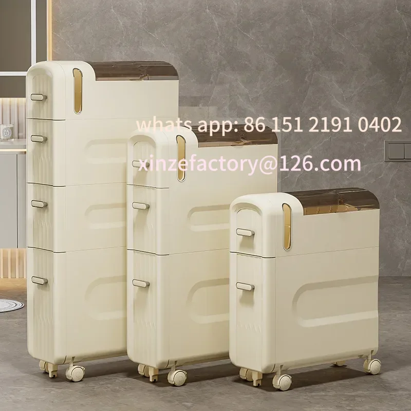 

Customizable przezroczysta plastikowa półka do przechowywania szwów Łazienka Wózek podłogowy Szafki do przechowywania Sz