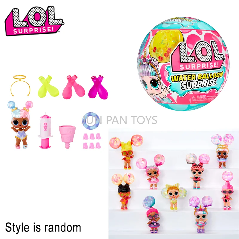 Original LOL Surprise Water Balloon Surprise Mystery Pack Blind Ball Collectible Mini Doll Accessories DIY Water Play Girls Toys