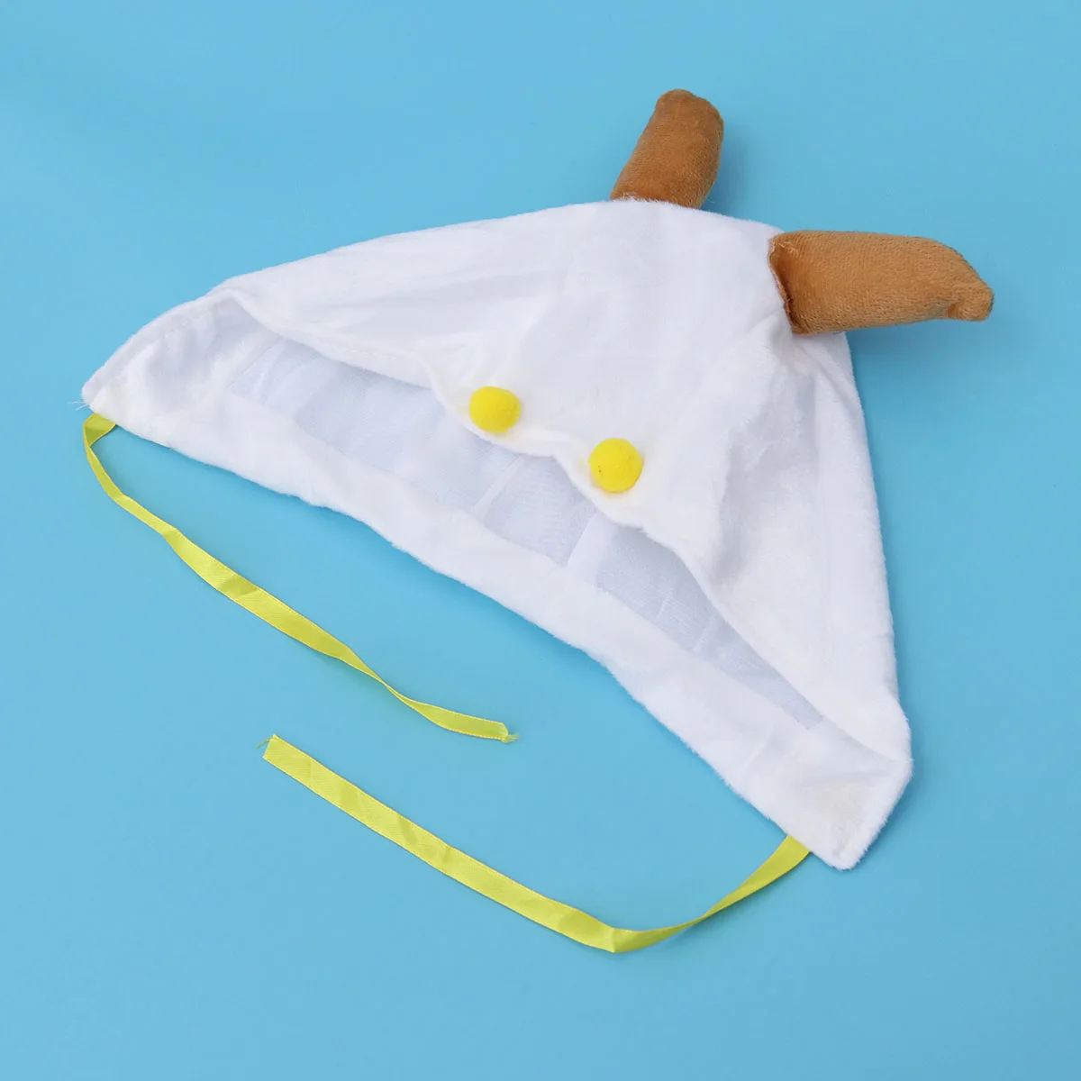 

5 Pieces Kids Animal Costume Set Halloween Party Cosplay Bright Soft Comfortable Easy Wear Clean Hat Gloves White L