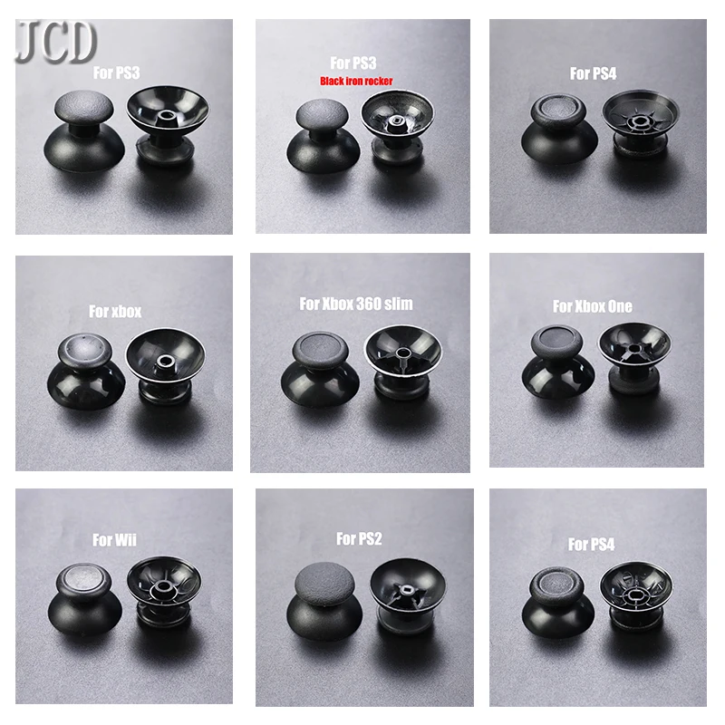 2 قطعة استبدال تحكم التناظرية Thumbsticks غطاء ل PS2 PS3 PS4 Xbox One Series S X 360 الفطر تصميم تحكم الملحقات