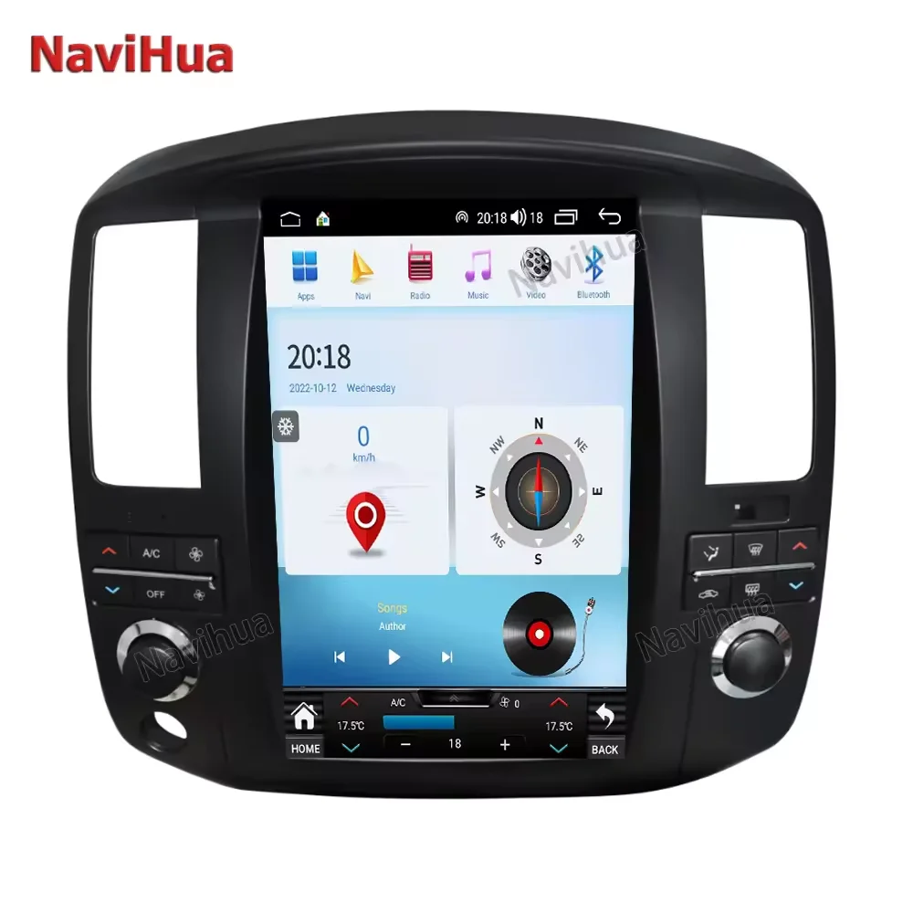 NaviHua 12.1inch For Nissan Pathfinder 2006 2011 New Multimedia Android Car Radio Vertical Screen Tesla Style Carplay Head Unit