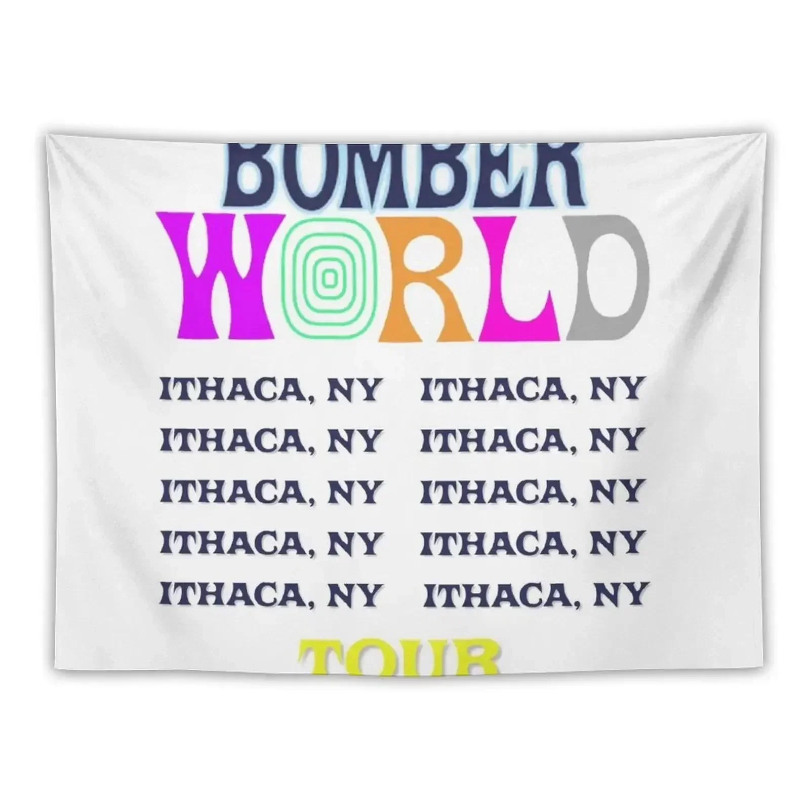 BOMBER WORLD Tapestry Aesthetic Decoration Art Mural Tapestry