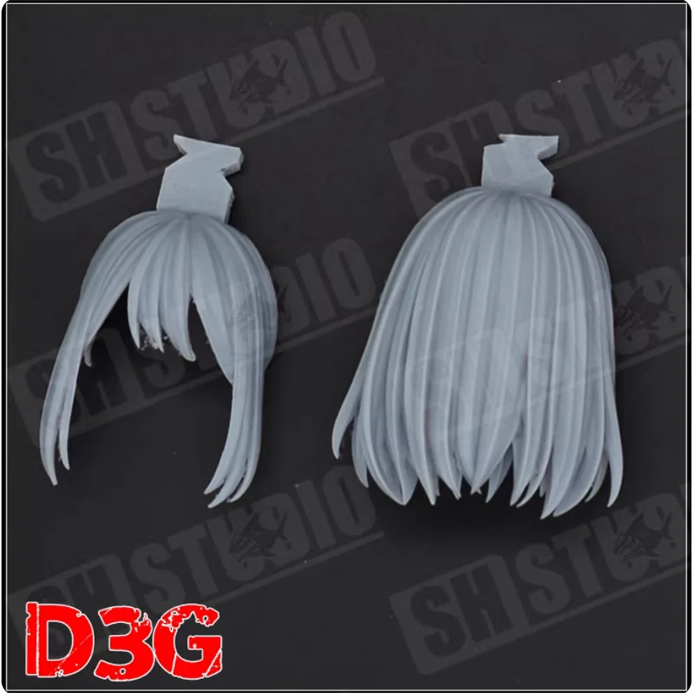 Snail SH STUDIO 1/12 Mecha Girl Goddess Device Three Color Hair Style D3 Group Resin GK Modified Parts Model In Stock