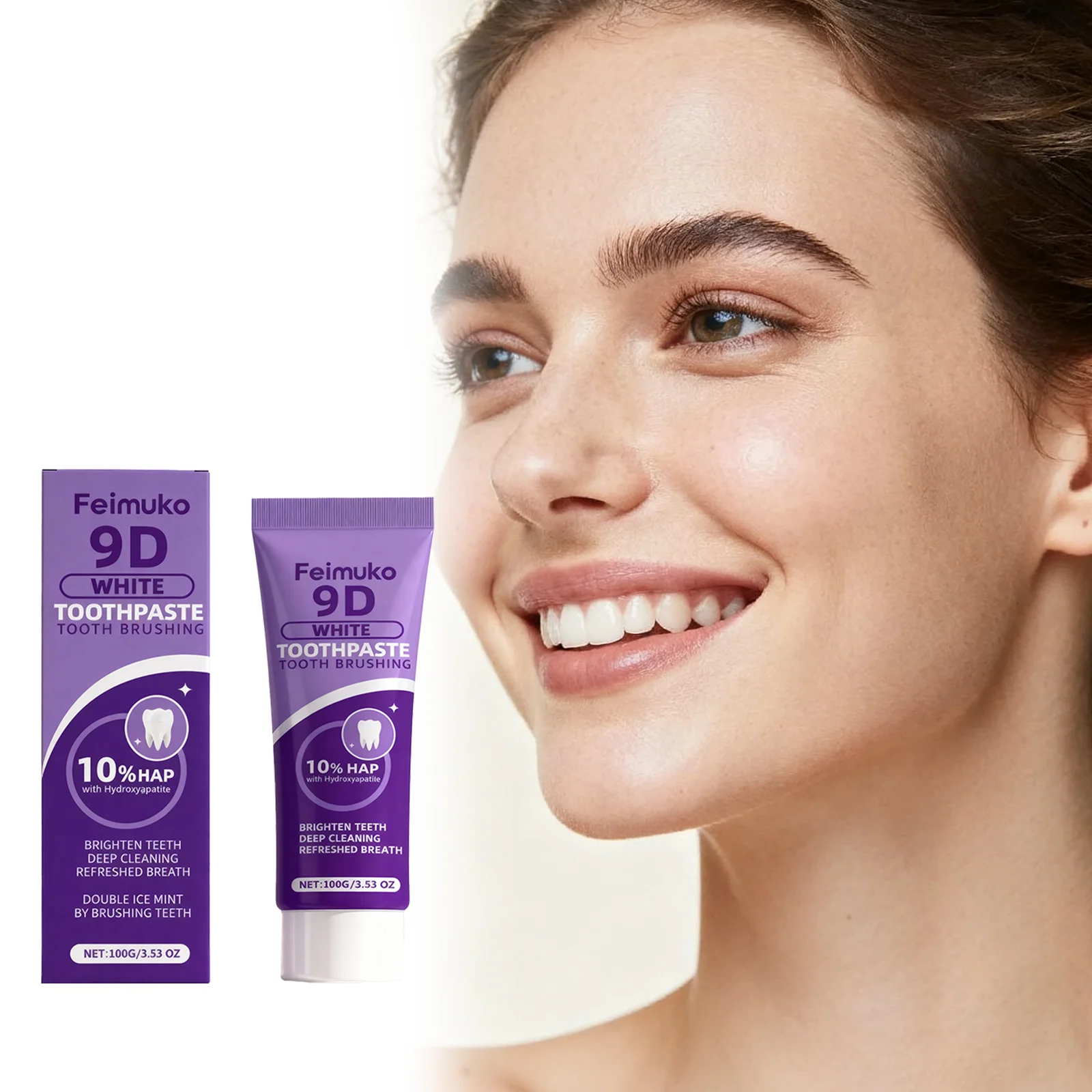 

Ortable Oral Care Toothpaste - Gentle Cleaning Foaming Texture Fresh Nourish Brighten Teeth & Support Daily Dental Health