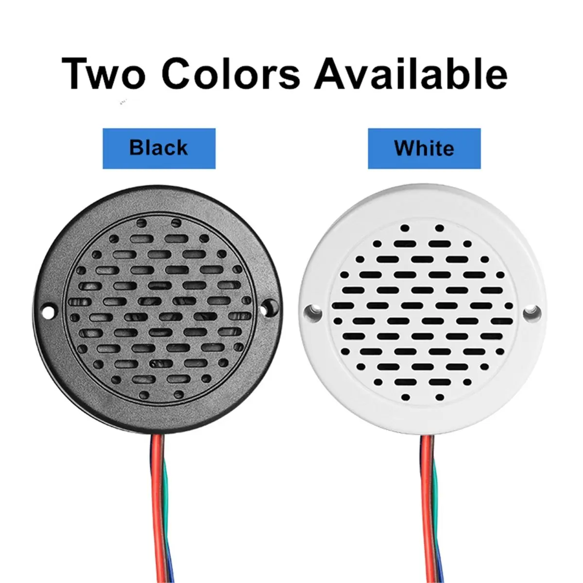 CLCU Recordable MP3 Siren Horn For Ebikes And Cars 4 Trigger Sound Player Audio Speaker For Buses And Airplane Models WHITE