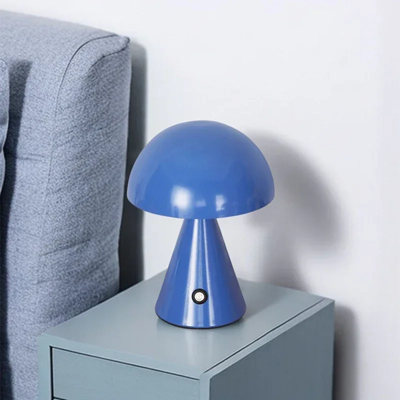 

Mushroom Touch Led Table Light Dimming Stand Night Lighting For Home Bar Bedroom Bedside Wedding Decor Party LED Desk Lamps