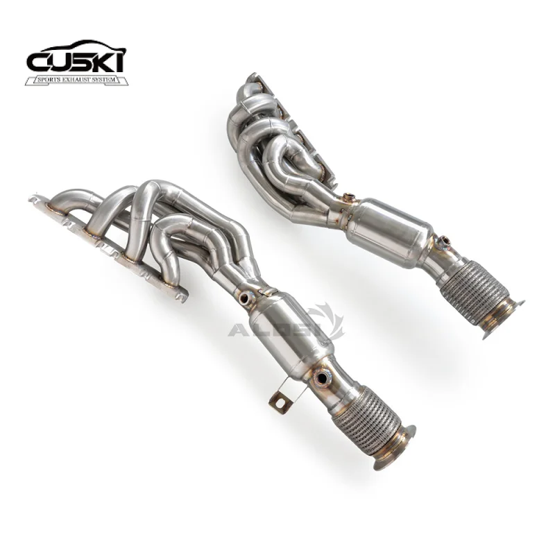 

High cost-effective Exhaust system for Audi R8 V8 4.2 2008-2018 stainless steel exhaust manifold Insulated exhaust collector