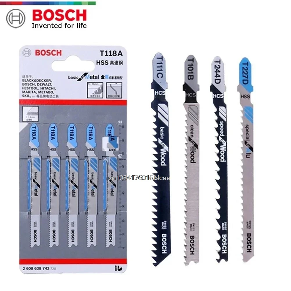 Bosch saw blade for Metal Wood cutting Jig-saw saw blade T111C  T118A T118B T244D T344D T144D T301CD T321AF T318A