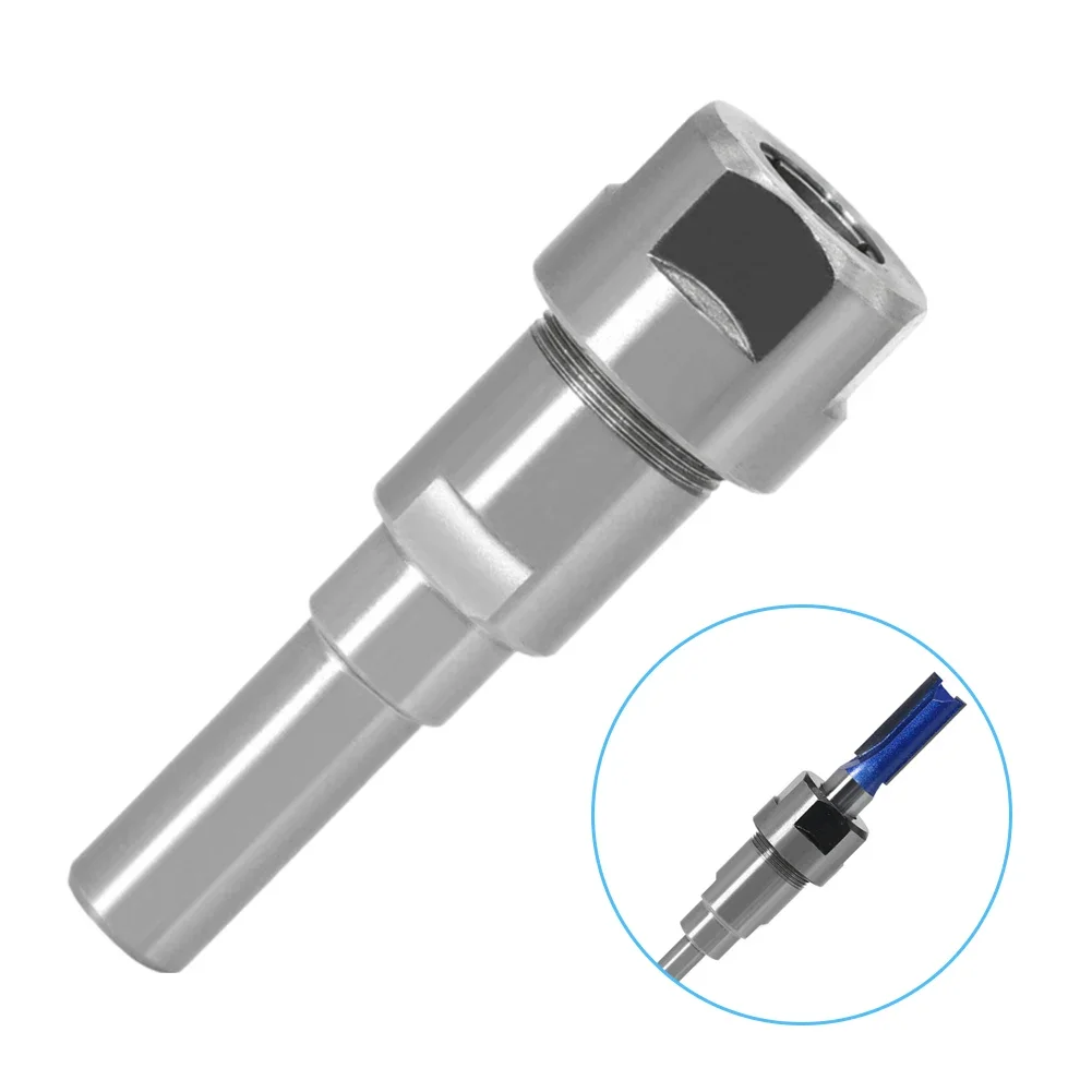 12mm Schaft adapter 12mm Fräser Konverter Fräser Spannfutter stabile Drehung Kohlenstoffs tahl Material korrosions beständig