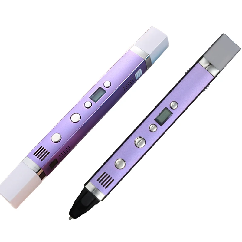 Myriwell LED Screen 3D Pen ABS/PLA/PCL 1.75mm Filament USB Charging 3D Printing Pen Creative Toy Gift For Kids Design