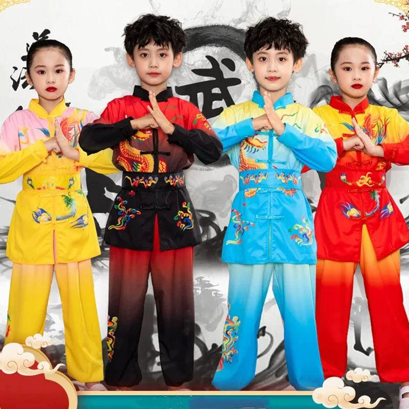 

Kung Fu Uniform Men Women Cosplay Boy Set Baby Clothes Kids Wushu Sets Children Martial Arts Costumes Adult Tai Chi Girl Suit