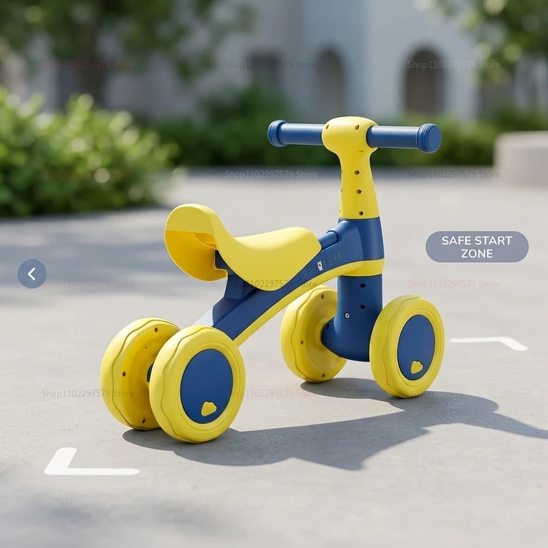Lightweight Infant Gliding Car Stable Base Kids Learn Walking Scooter Children Sport Play Vehicle Gifts 1-4 Years Balance Bike