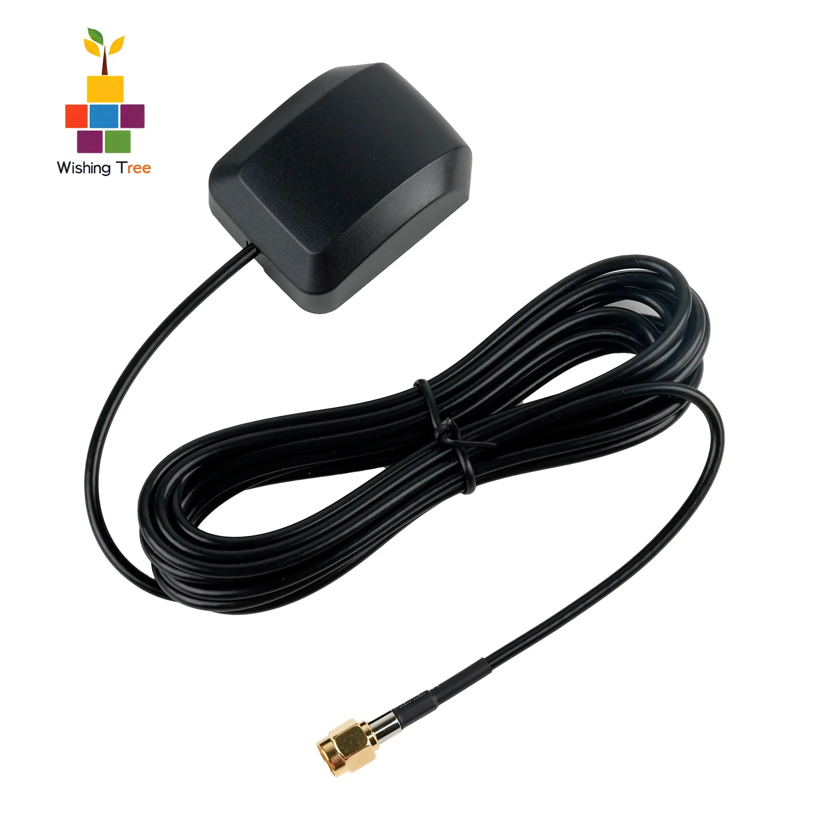 GPS GLONASS Dual-Band External Antenna Male 4.5dBi High Gain IP67 Magnetic Mount