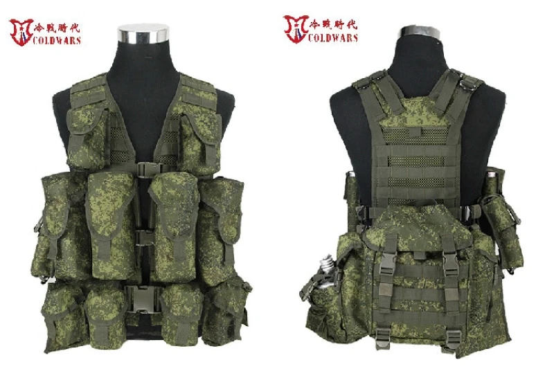 Russian EMR 6sh117 Tactical Molle Vest Accessories Bag Pack VOG grenade bag 7L Assault Pack Walkie Talkie Pouch