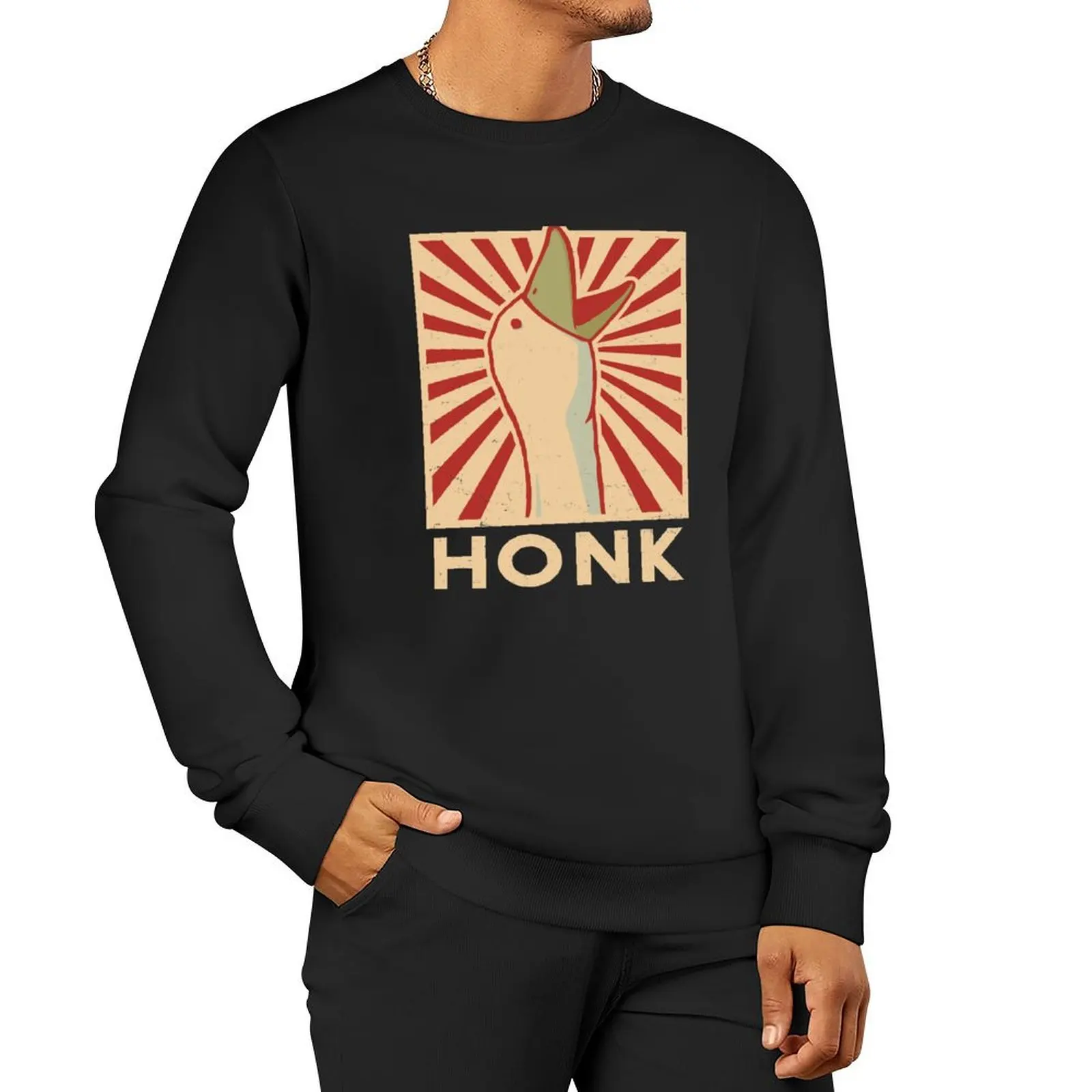 

HONK Sweatshirt men clothing oversize sweatshirts