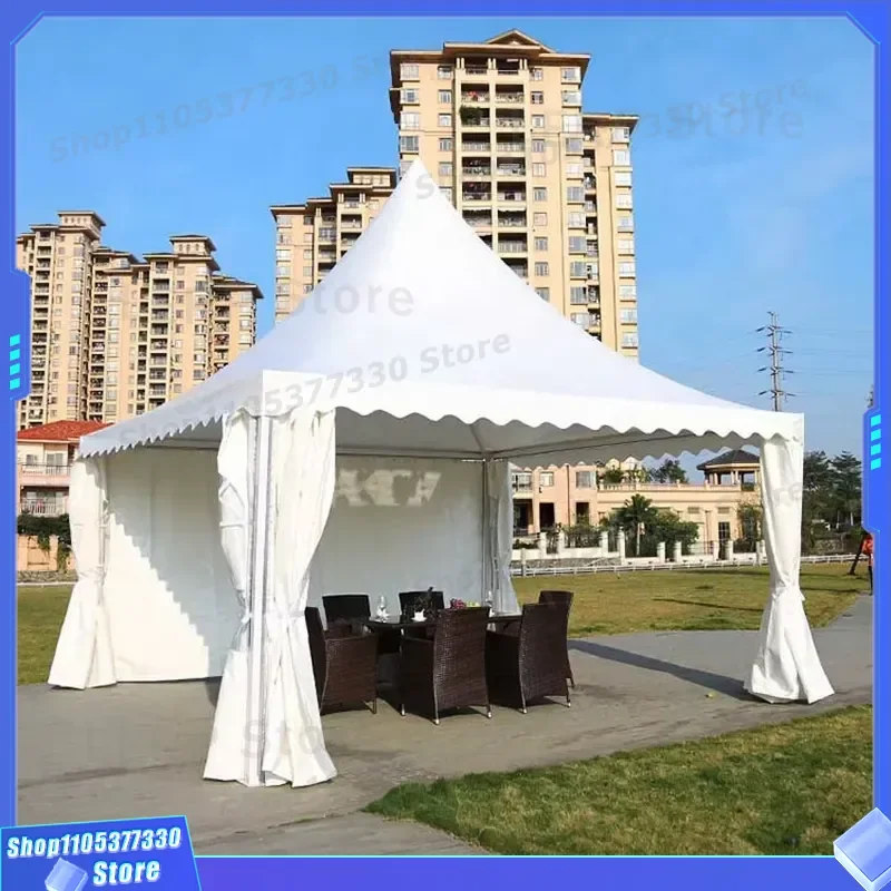 Competitive Price Outdoor PVC Waterproof Aluminium Frame Pagoda Tent 6x6m Double Layer All Seasons Business Exhibition