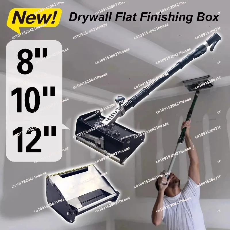 Suitable for 8inchLightweight Drywall Flat Finishing Box Compact Wall Plastering Scraper