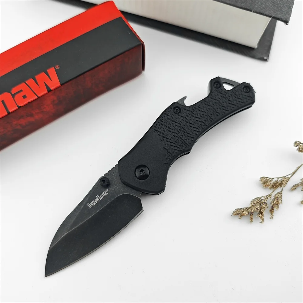 KS 8337 Folding Pocket Knife Small Knife 8Cr13Mov Blade Nylon Fiber Handle Outdoor EDC Survival Camping Hiking Hunting Tool