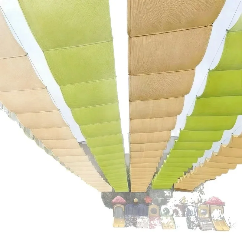 Electric sunshade roller shutter outdoor swimming pool courtyard automatic telescopic folding heat insulation canopy