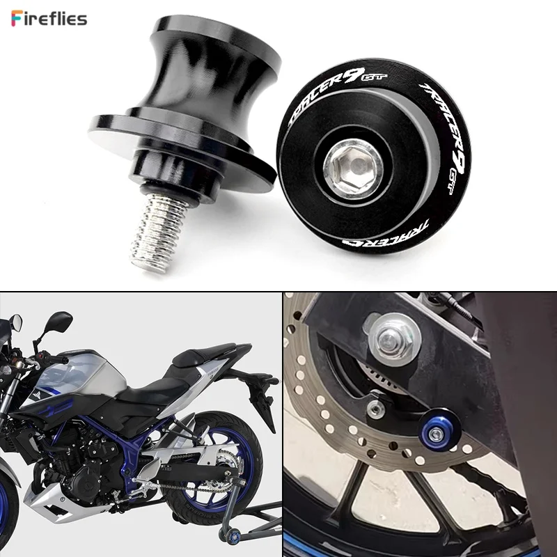For YAMAHA TRACER 9GT GT Tracer9GT MT-09 2016 - 2025 2024 Motorcycle Accessories Swingarm Spool Slider Stand Screws 6MM Bolts