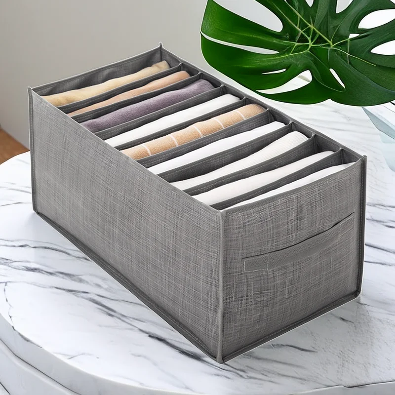 Organizador para roupas íntimas caixa de armazenamento divisor gaveta dobrável guarda-roupa quarto sistema organização roupas camiseta sutiã