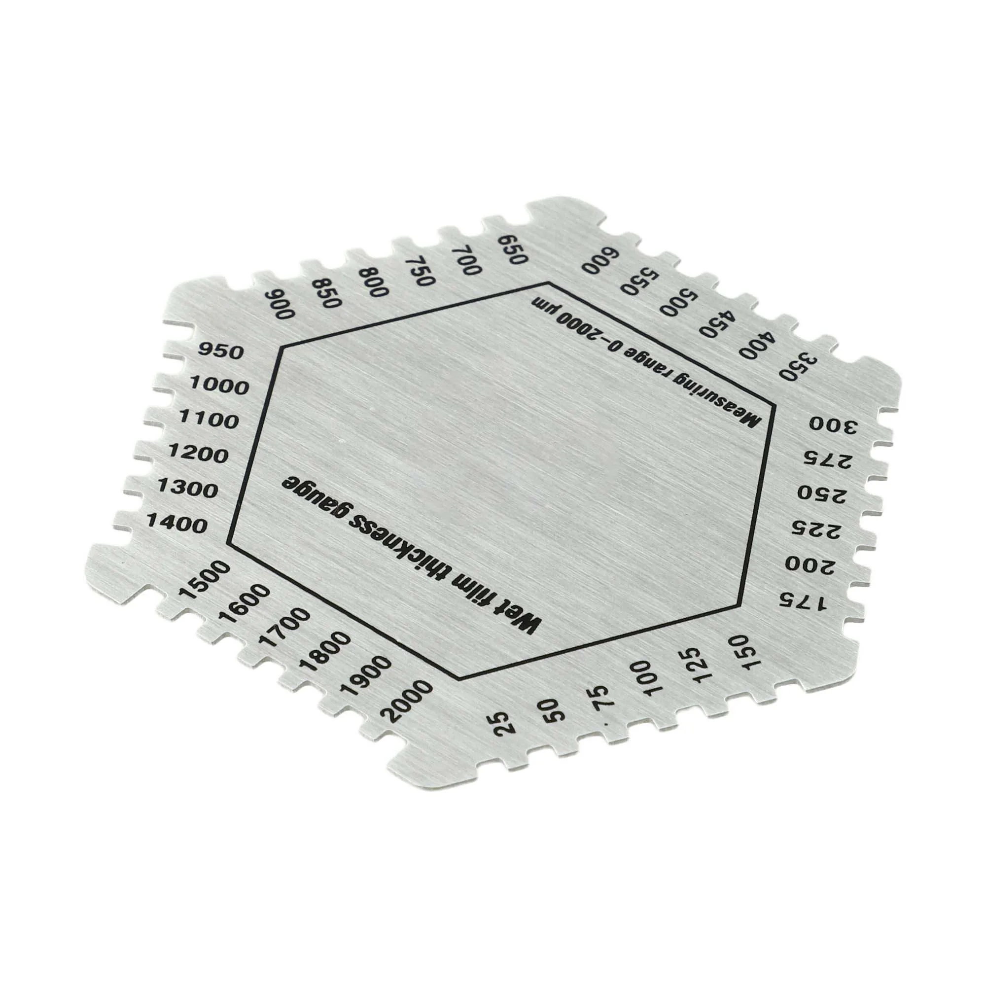 

Шестигранный толщиномер из нержавеющей стали для измерения толщины лакокрасочного покрытия от 25 до 2000 мкм для строительных работ