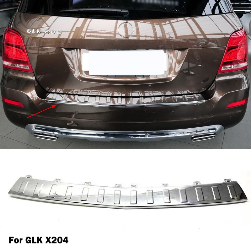 For Mercedes Benz GLK X204 220 300 350 250 Trunk Back Tail Door Pedal Step Chrome Chromium Trim A2048850411 A 2048850311