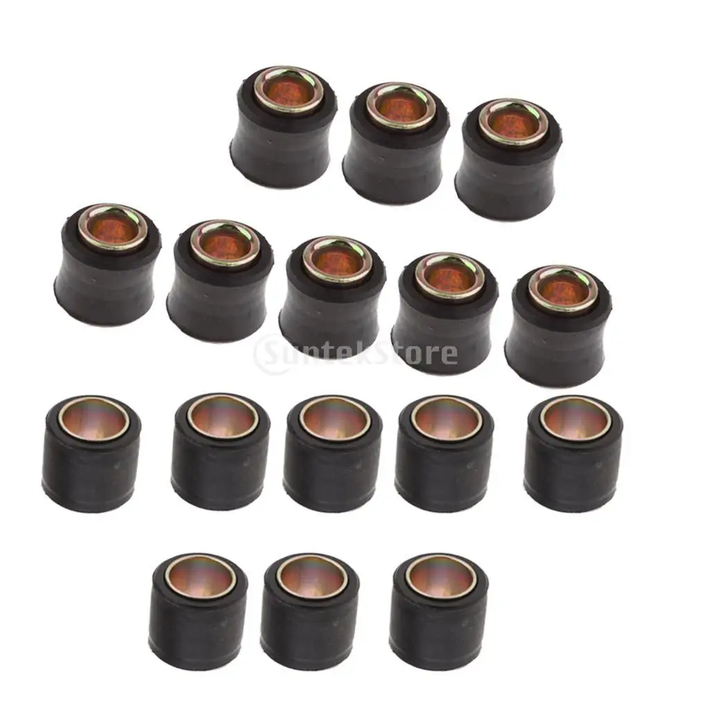 

16Pcs Motorcycle Shock Absorber Bushing Rubber Bushes(10mm/14mm)