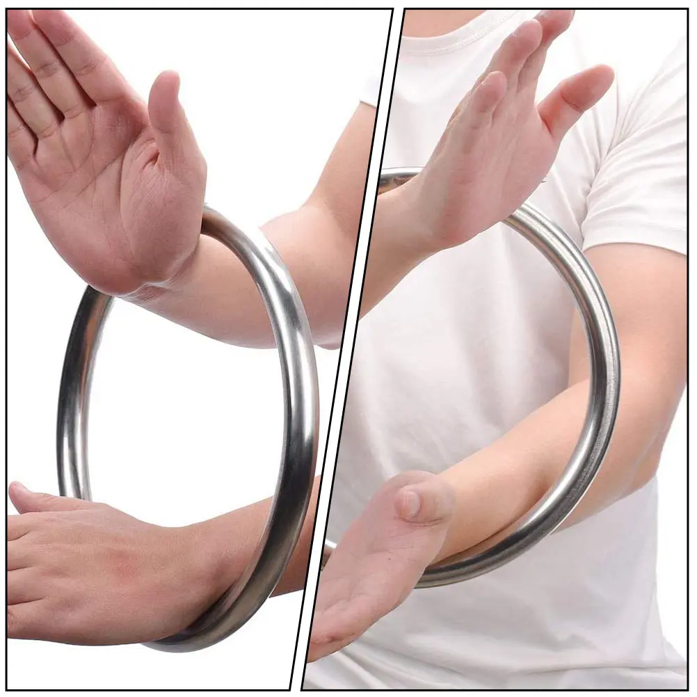 

Weight-bearing Steel Rings Fitness Hand Strengthener Durable Training Gym Wing Martial Arts Stainless Steel