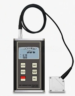 

3D vibration meter VM-6380 simultaneously displays X.Y.Z three-direction vibration meter