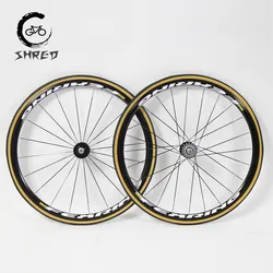 Legend Single Speed Racing Bike Track Wheels, 700C Fixed Gear Wheelset, High Strength Wheel with Flat Spokes, 20-24H Bearing Hub