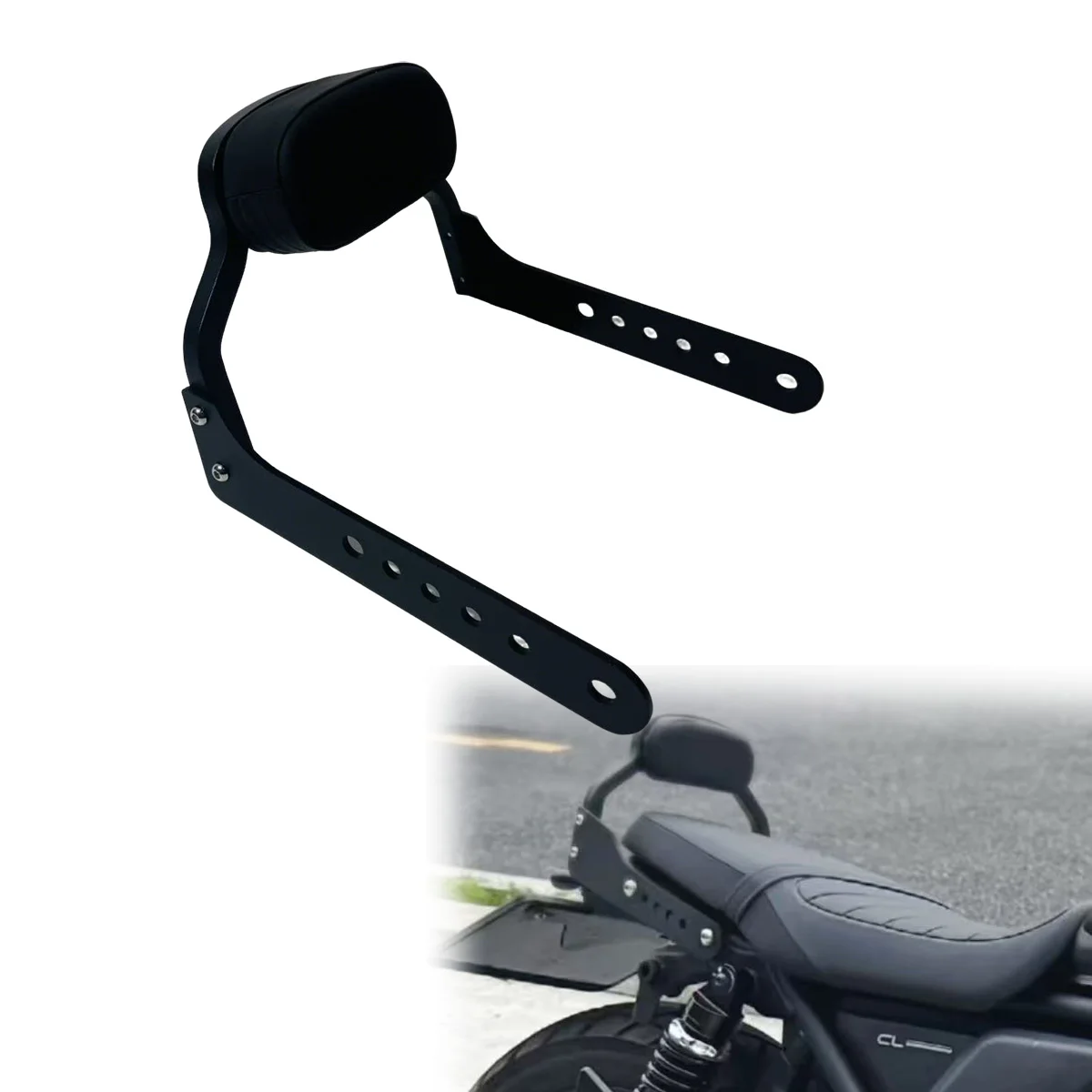 Motorcycle Passenger Backrest Sissy Bar For Honda CL300 CL500
