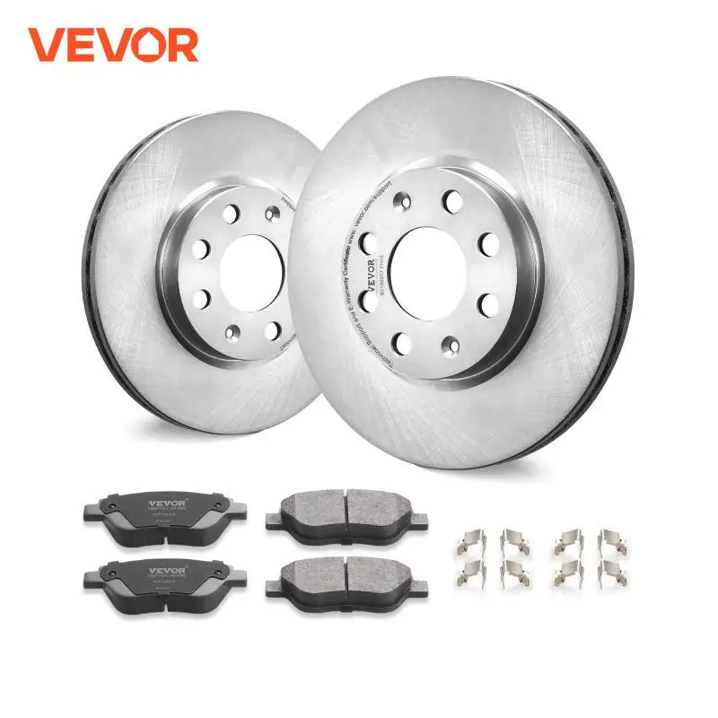 VEVOR Front Brake Kit for Vauxhall Adam(M13) Corsa D (S07) Corsa D Box/Hatchback Brake Rotors Ceramic Brake Pads Replacement Kit