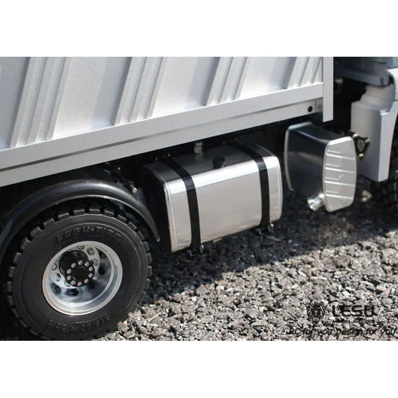 

1/14 LESU 6X6 Metal Hydraulic RC Dumper Truck Model Bucket Motor ESC Toys for Adults Tamiyay Remote Control Toy TH02007