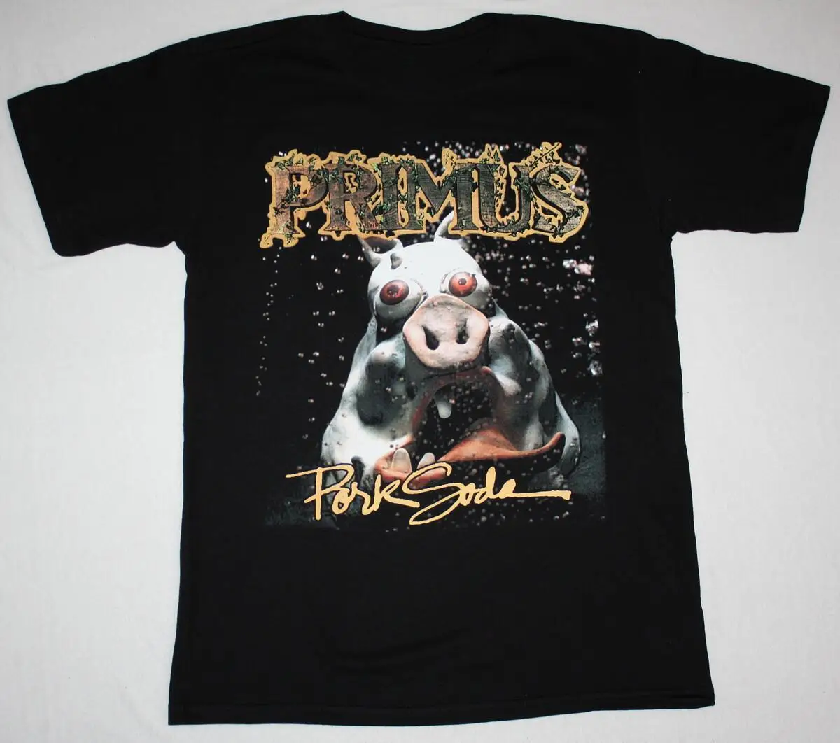 Vintage Primus Album Pork Soda Men T-shirt Black Cotton All sizes JJ2666