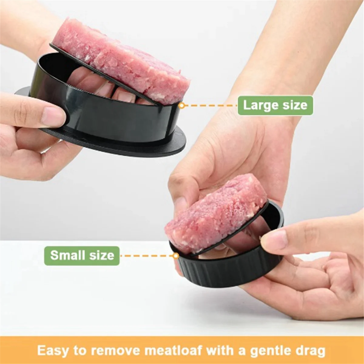 2025+ فطيرة لحم همبرغر مجتمعة تحميل أداة تصنيع همبرغر أدوات المطبخ وملحقاتها #4