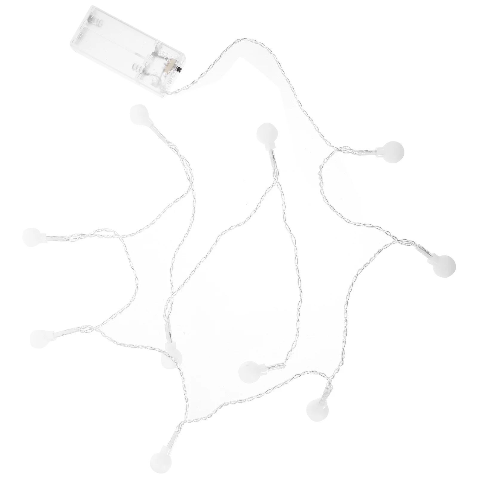 1 szt. Kolorowa lampka nocna LED 1,5M 10 diod LED Lampka dekoracyjna do sypialni, salonu, na imprezę, dekoracja świąteczna, lampki sznurkowe