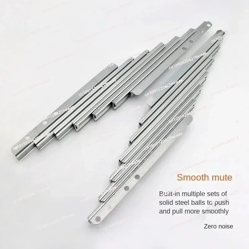 Suitable forMulti-Function Folding Extended Push-Pull Rail，  Invisible Dining Table Telescopic Guide Rail