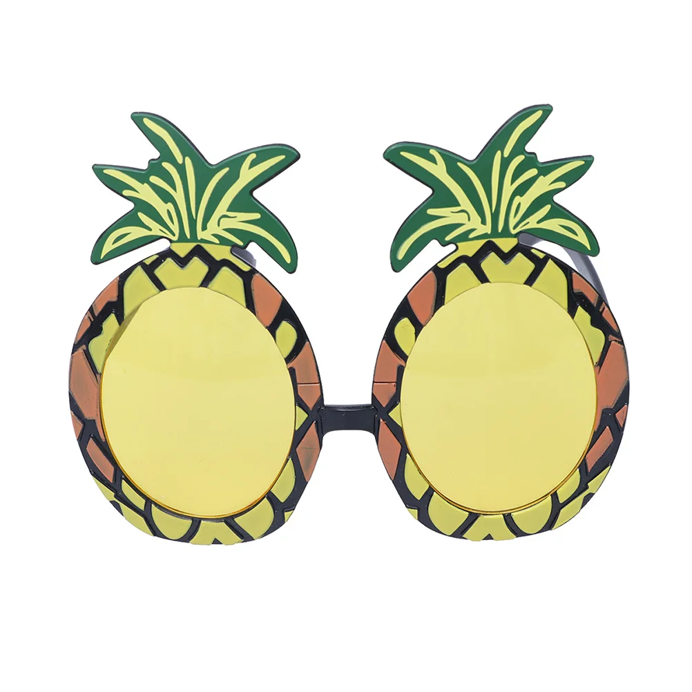 5pcs Flower Garland Set Hawaii Pineapple Eyeglasses Funny Party Props Lightweight Durable Costume Accessories For Festival