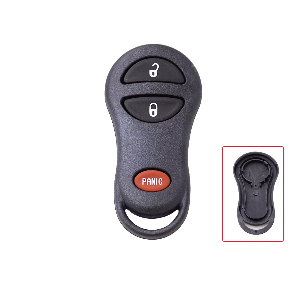 Xinyuexin Remote Car Key Shell Case for Chrysler PT Cruiser Town & Country Dodge Ram 1500 Caravan Jeep Keyless High Quality