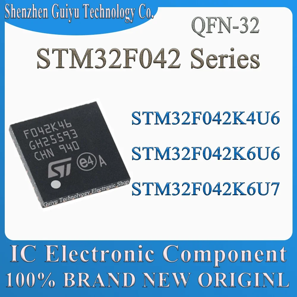 STM32F042K4U6 STM32F042K6U6 STM32F042K6U7 F042K46 F042K66 F042K67 STM32F042 STM32F STM QFN-32 IC MCU Chip