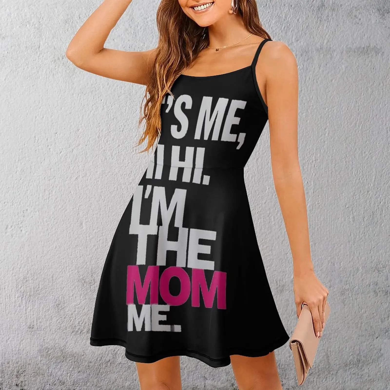 

Женское платье на бретельках для мамы, повседневная сексуальная женская одежда с графическим рисунком, повседневные клубные платья