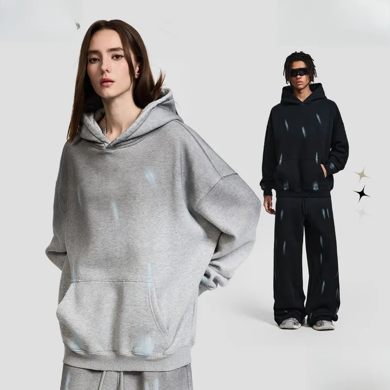 

ZEMOREXMZ осенне-зимний новый женский пуловер, пуловер с ручной росписью, утепленный женский однотонный свитер, повседневный костюм