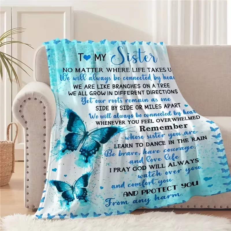 

1pc Blanket, Soft Warm All-Season Throw for Home, Office, Camping, Ideal Gift for Birthday, Anniversary, Blankets Clearance Sale