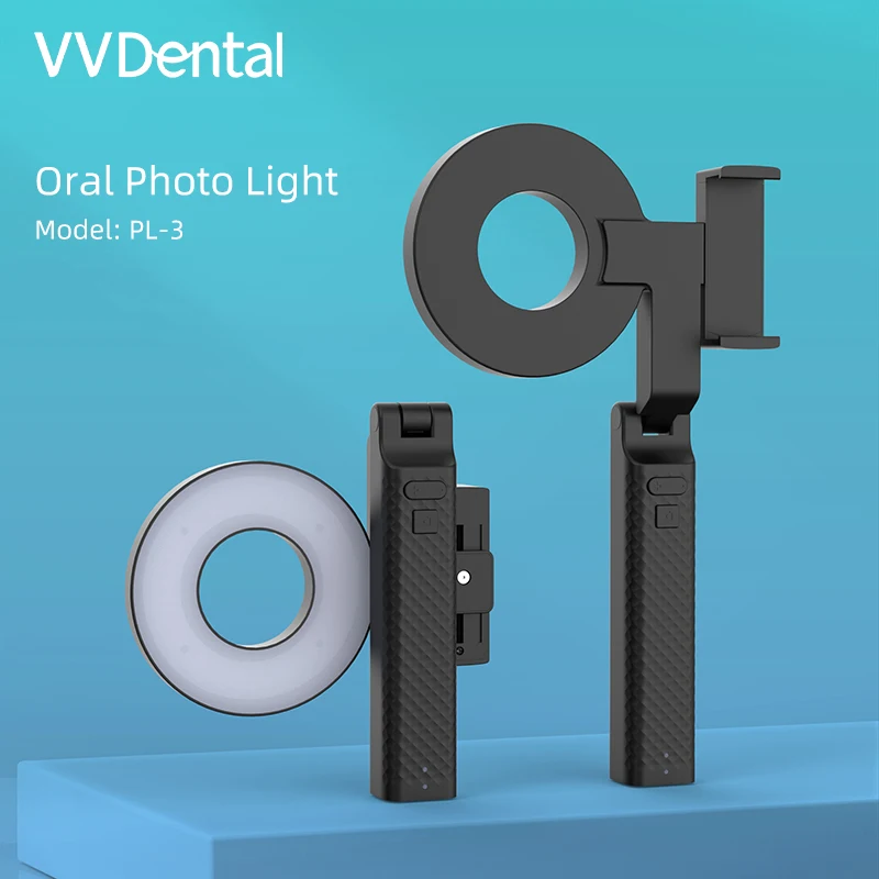 VVDental LED Photography Light for Dentist Oral Filling Flashlight Mobile Phone Photo Intraoral Fill Lamp Dental Treatment