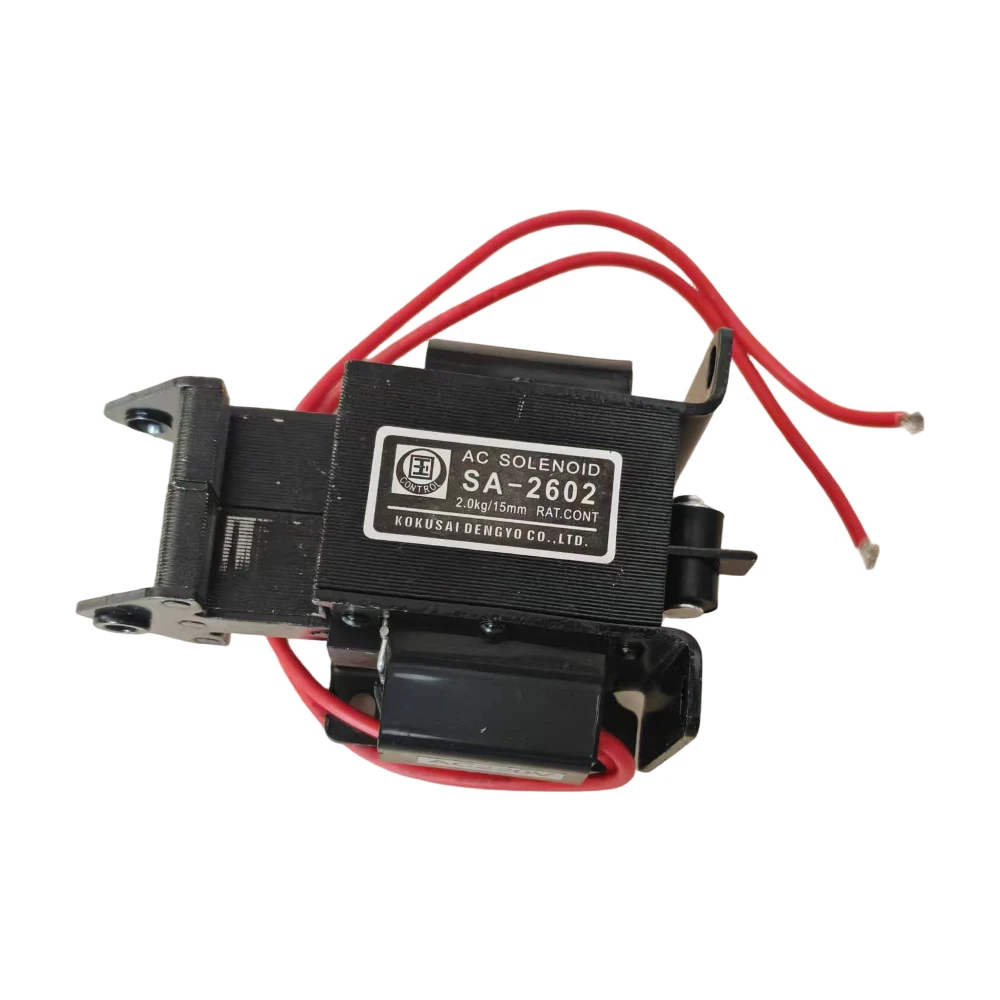 SA-2602 220V 110V Stroke 15mm AC Tractive Solenoid Electromagnet 2KG 20N Force SA-2601