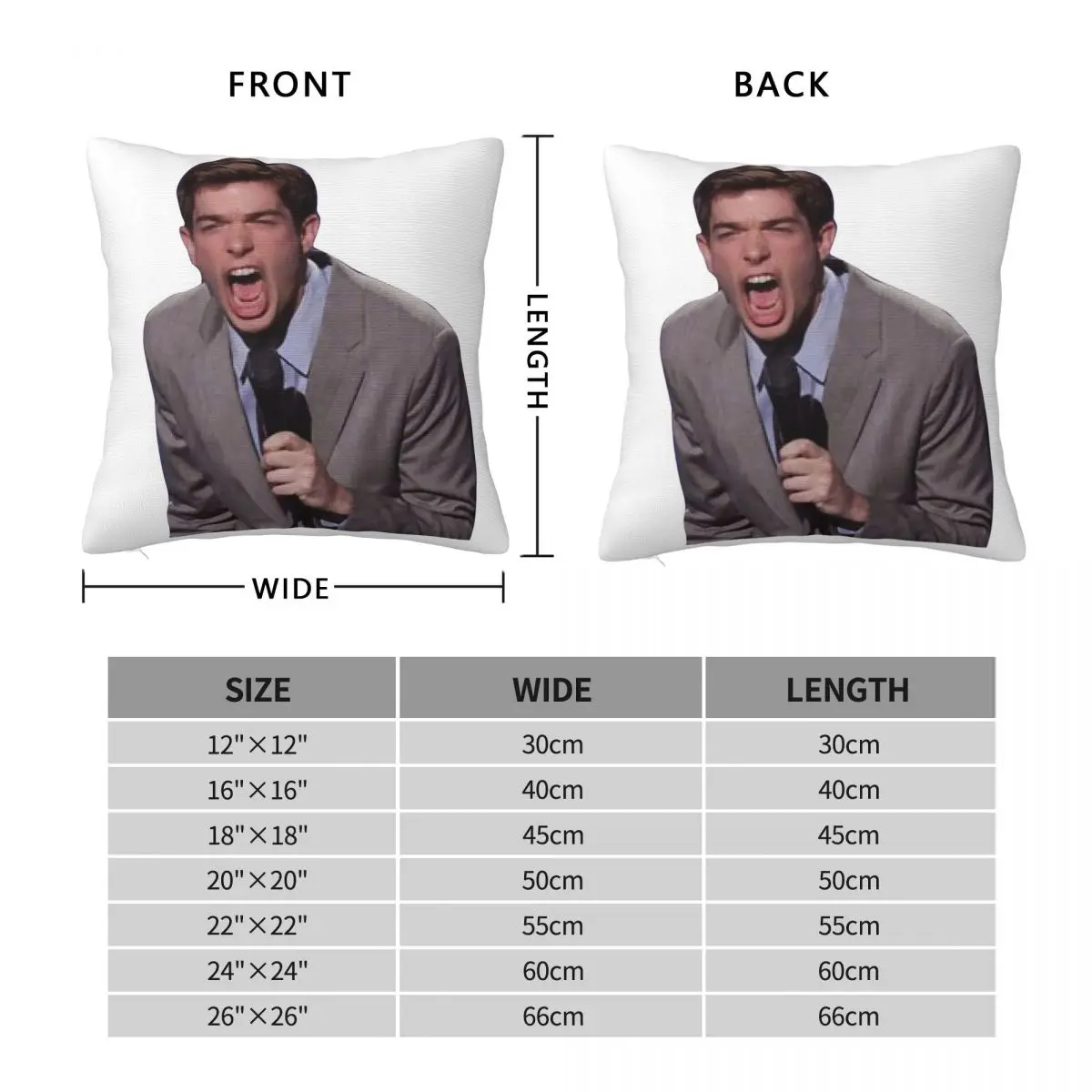 Mulaney Square Pillowcase Pillow Cover Polyester Cushion Decor Comfort Throw Pillow for Home Car