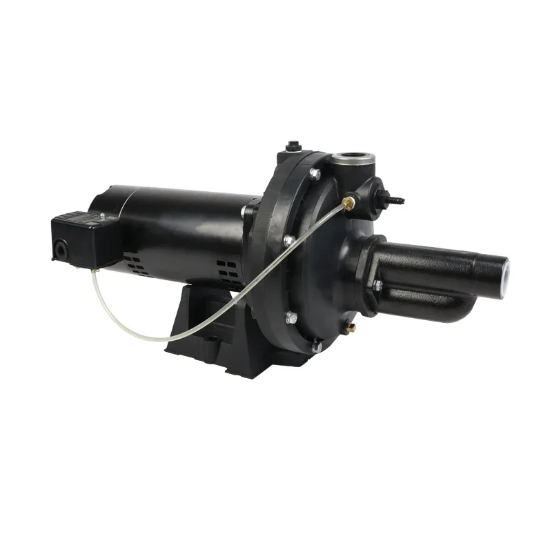 Made Thermoplastic 115V/230V 1/2 HP Max Water Depth 70' Cast Iron Convertible Deep Well Jet Pump