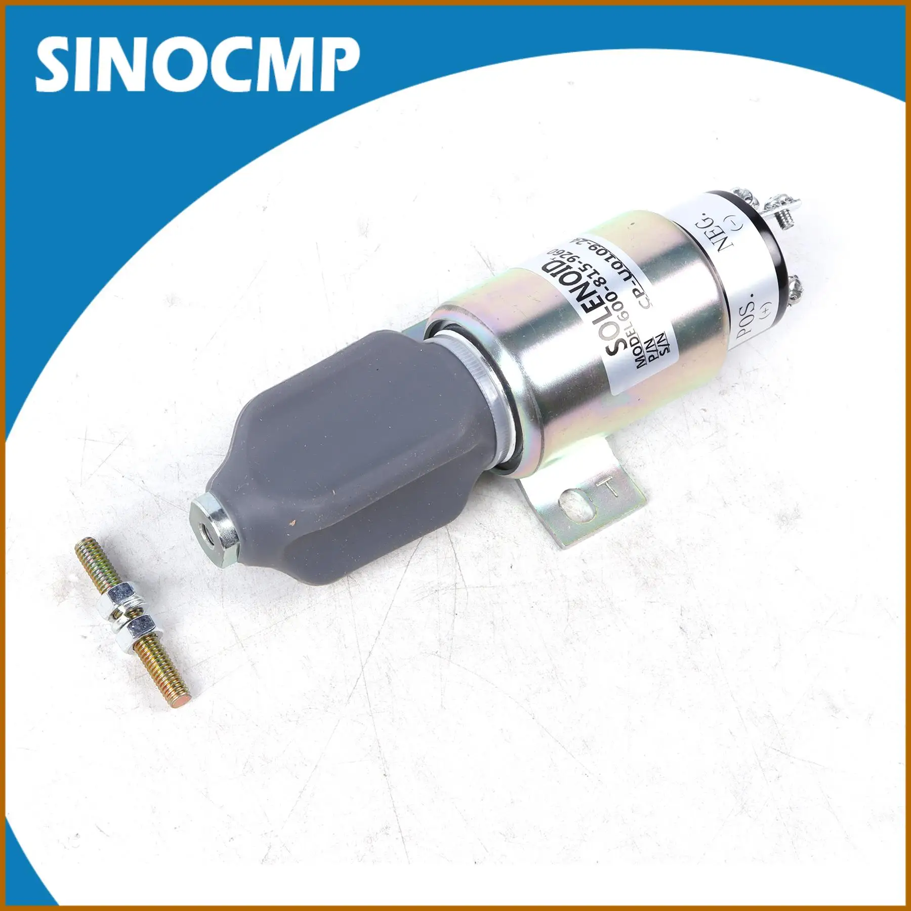 

Fuel Stop Shutoff Solenoid Valve 24V 600-815-9260, 600-815-9261 For Komatsu PC128US WA100 Excavator