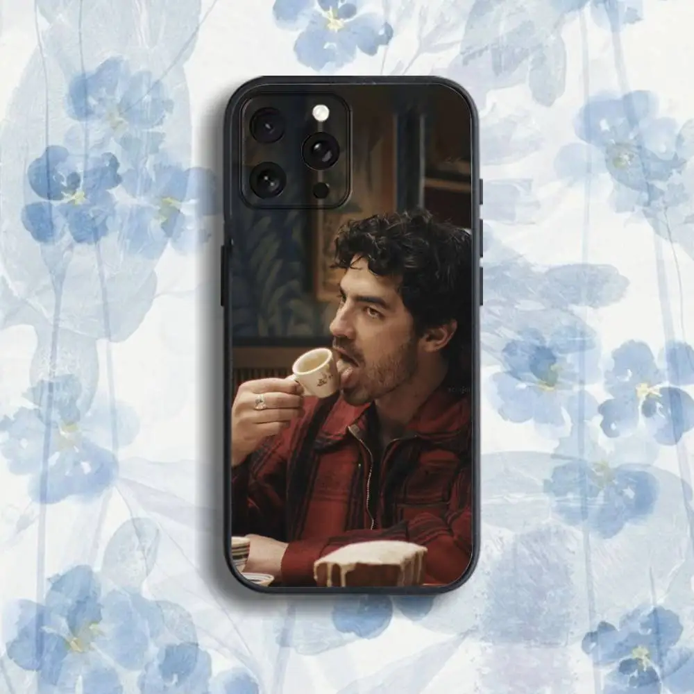 Custodia per telefono Singer Joe J-Jonas-ES per iPhone 17,16,15,14,13,12,Pro,Max,Plus,E,SE4,Air,Mini scatola morbida nera